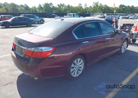 2014 Honda Accord Ex-L V-6 from USA, damaged, VIN 1HGCR3F85EA016022